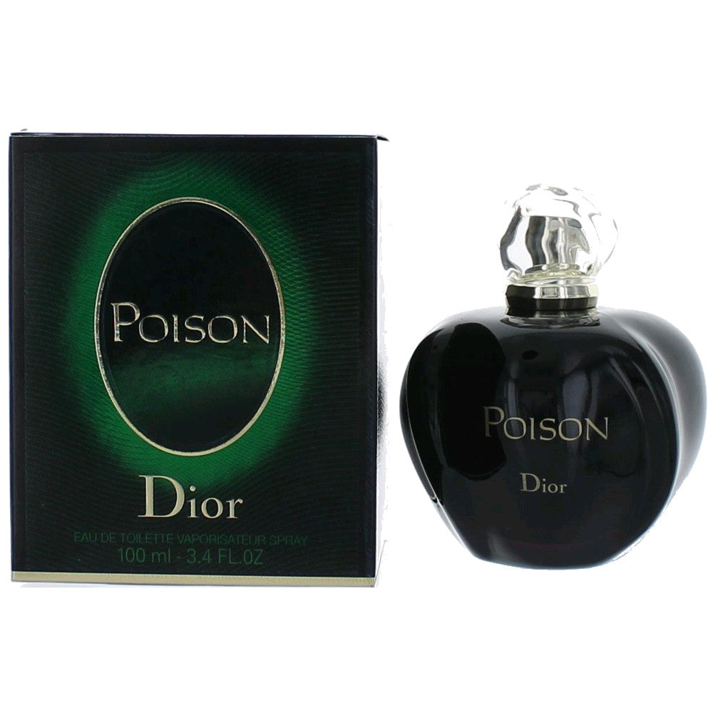 Bottle of Poison by Christian Dior, 3.4 oz Eau De Toilette Spray for Women